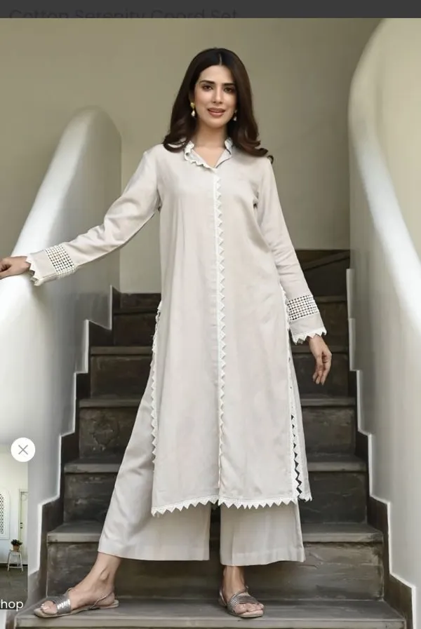 New_Summer_wear_cotton_lenin_co-ord_set
