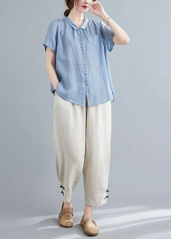 Elegent_Summer_cotton_lenin_co-ord_set