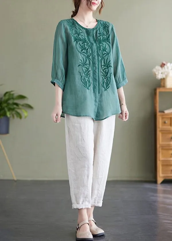 Elegent_Summer_cotton_lenin_co-ord_set