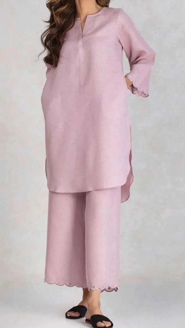 New_Summer_wear_cotton_lenin_co-ord_set