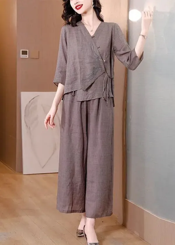 Elegent_Summer_cotton_lenin_co-ord_set