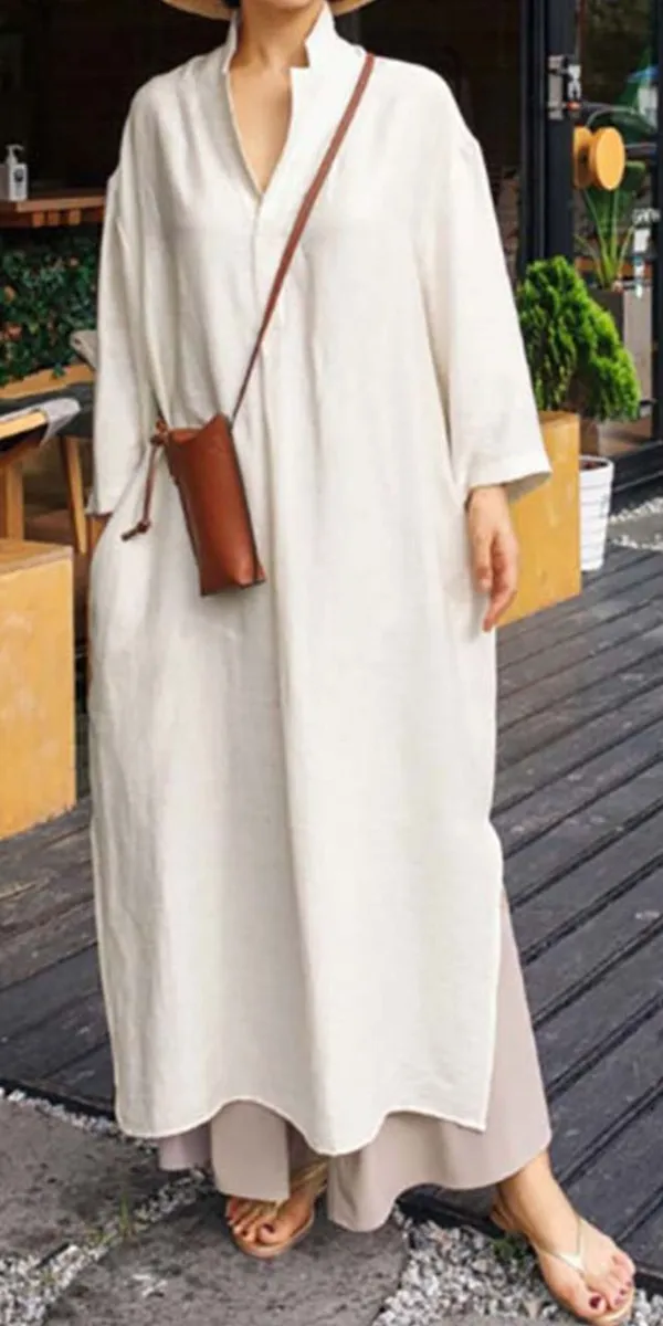 Elegent_Summer_cotton_lenin_co-ord_set