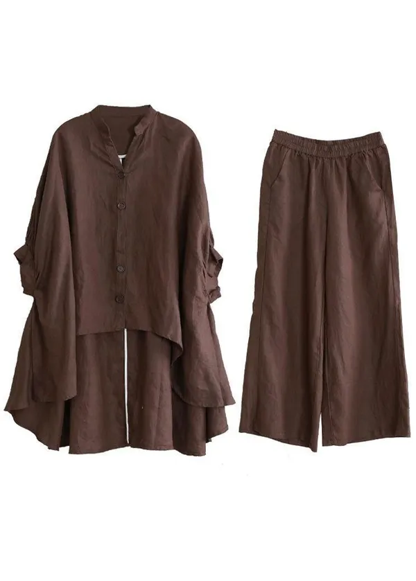 New_Summer_wear_cotton_lenin_co-ord_set