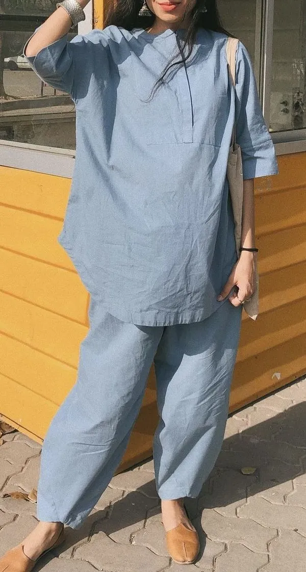 New_Summer_wear_cotton_lenin_co-ord_set