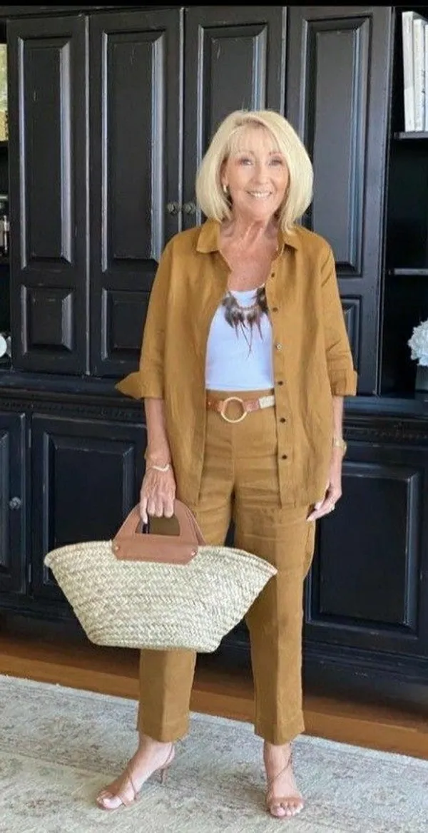 Elegent_Summer_cotton_lenin_co-ord_set