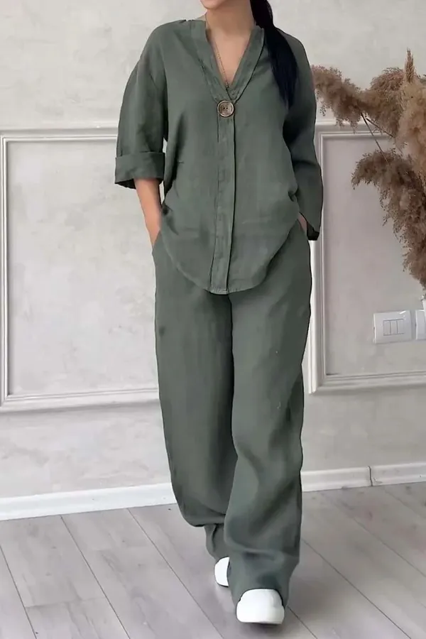 New_Summer_wear_cotton_lenin_co-ord_set