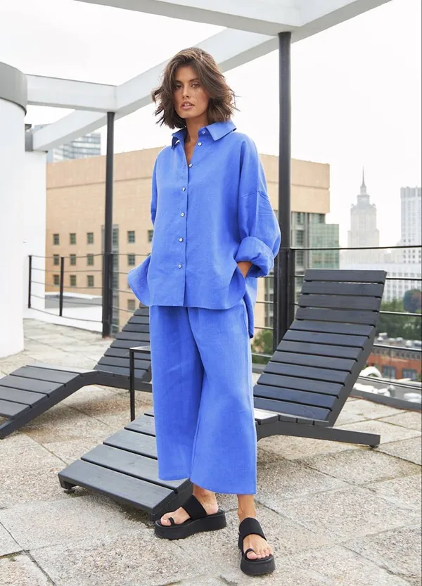 Elegent_Summer_cotton_lenin_co-ord_set
