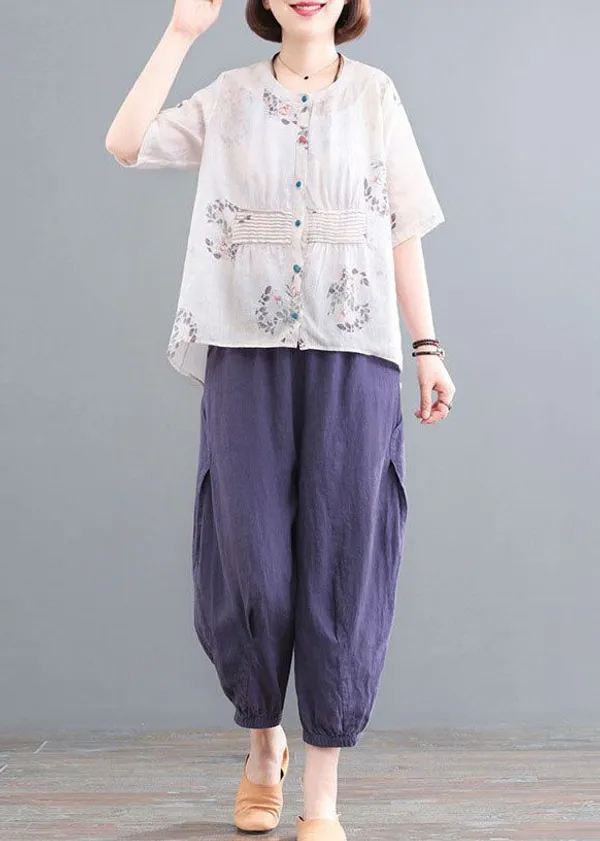 Elegent_Summer_cotton_lenin_co-ord_set