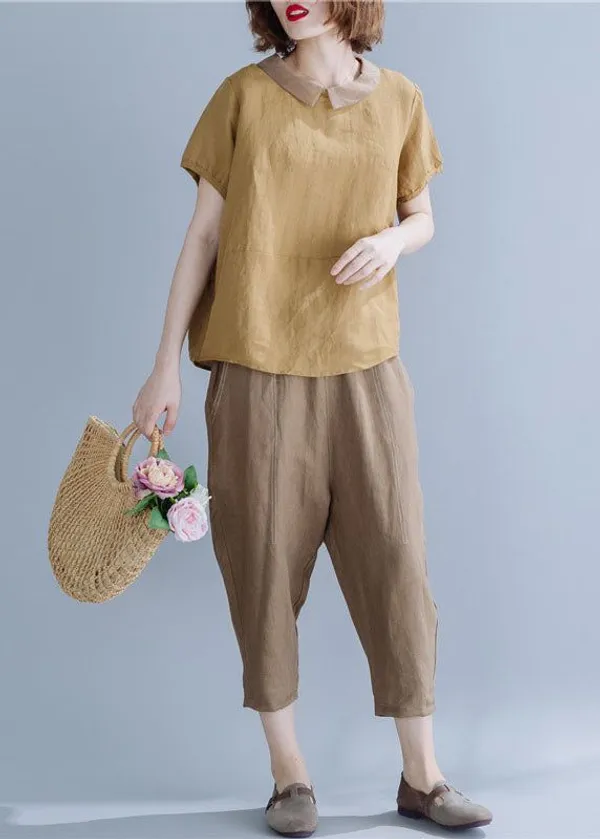 Elegent_Summer_cotton_lenin_co-ord_set