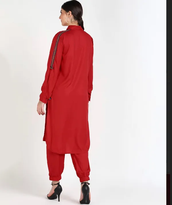 Dark_Red_Coord_Set_For_Women