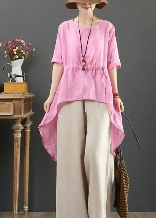 Elegent_Summer_cotton_lenin_co-ord_set