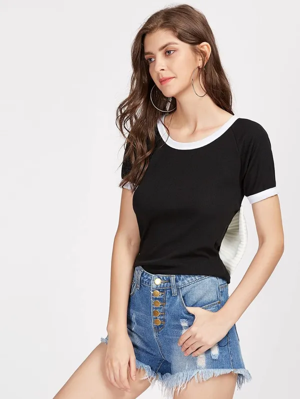 Women'S_Cotton_Black_Bow_Top_|_Black