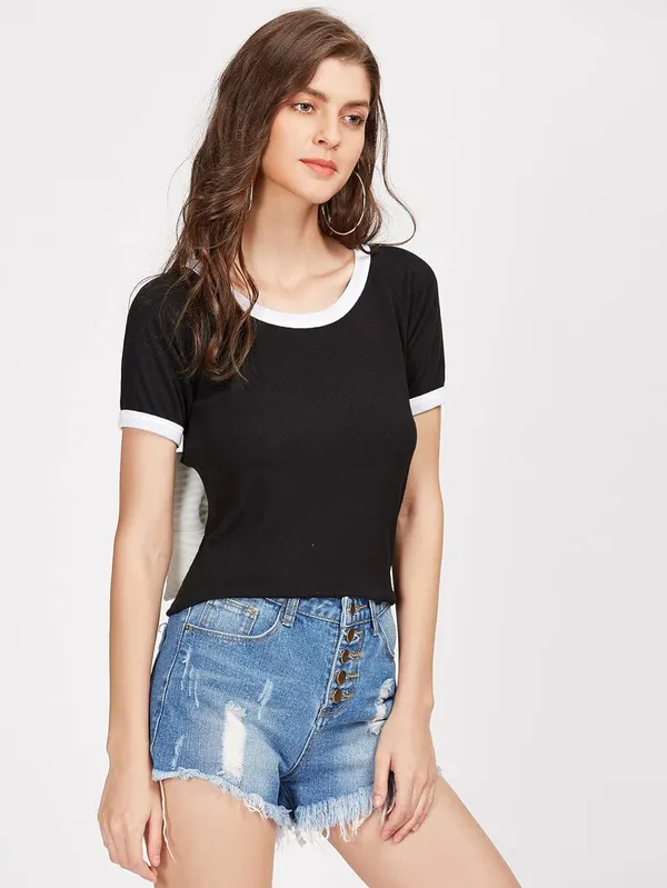 Women'S_Cotton_Black_Bow_Top_|_Black