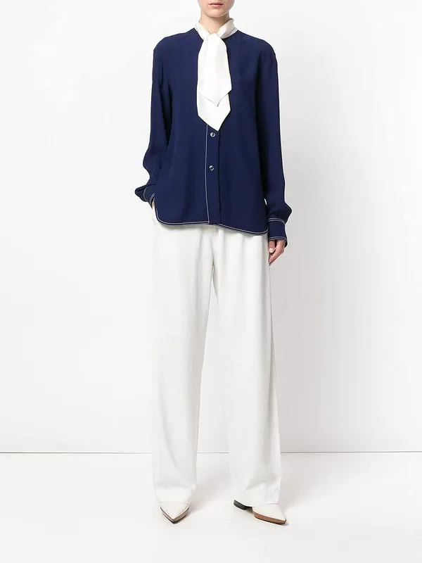 Women'S_Cotton_Blue_Formal_Tie_Shirt