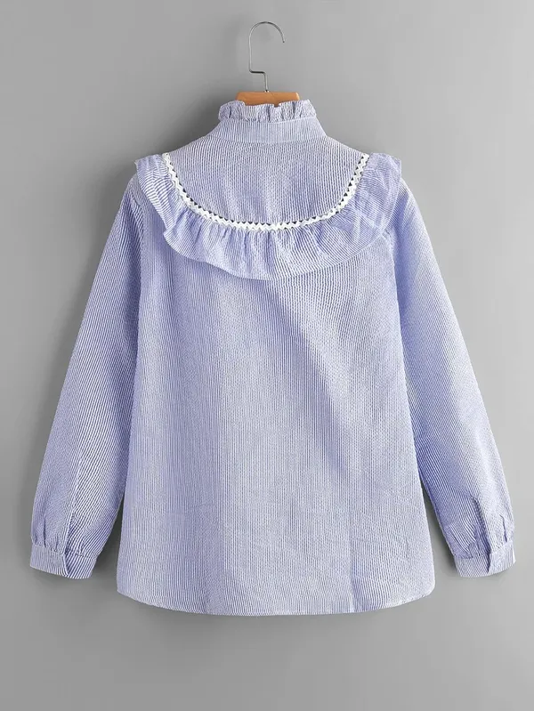 Women'S_Cotton_Blue_Strip_Shirt_|_Blue