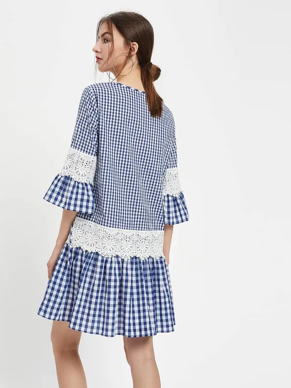 Women'S_Cotton_Check_Dress