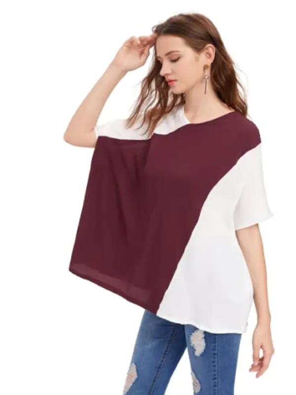 Women'S_Cotton_Color_Blocking_Top_|_Multi_Color_|_S