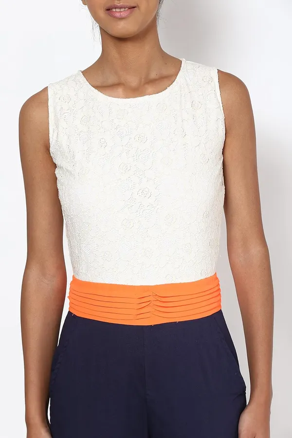 Women'S_Cotton_Lycra_White/Blue_Jumpsuits