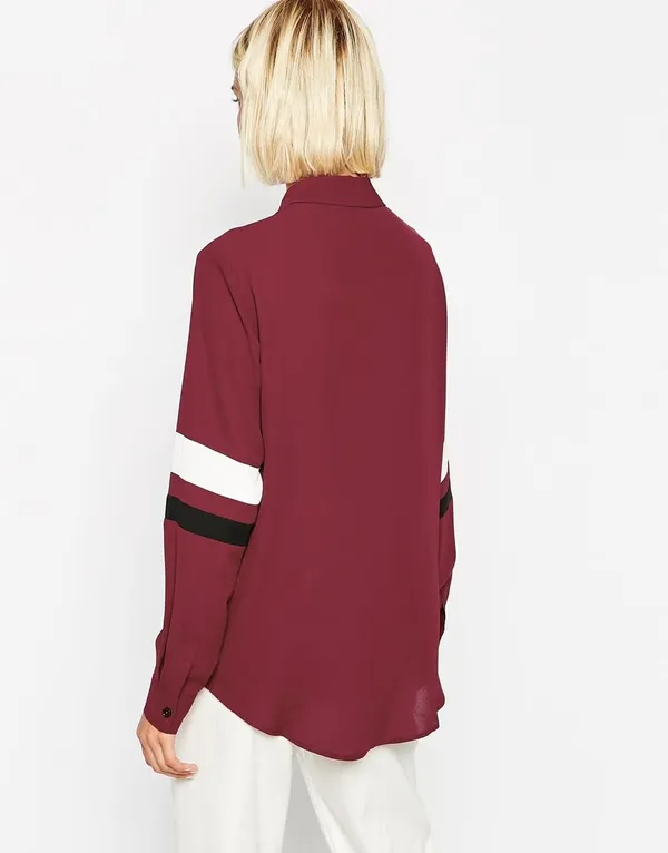 Women'S_Cotton_Mahroon_Strip_Shirt