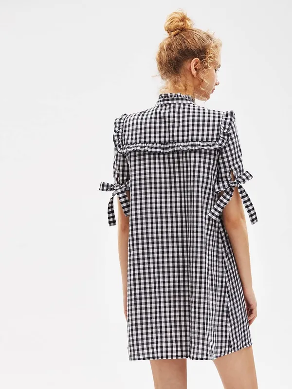 Women'S_Cotton_Pritty_Check_Shirt_Dress