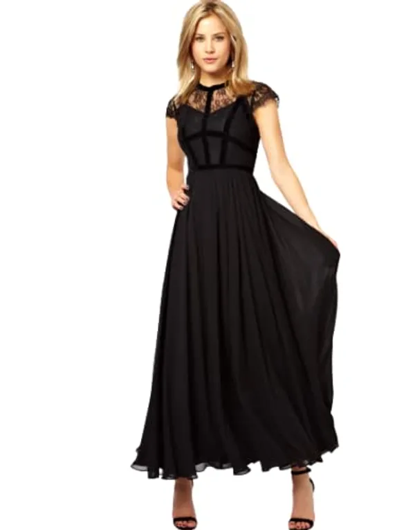 Women'S_Lace_Georget_Party_Dress_Black_Lace_Kaftan
