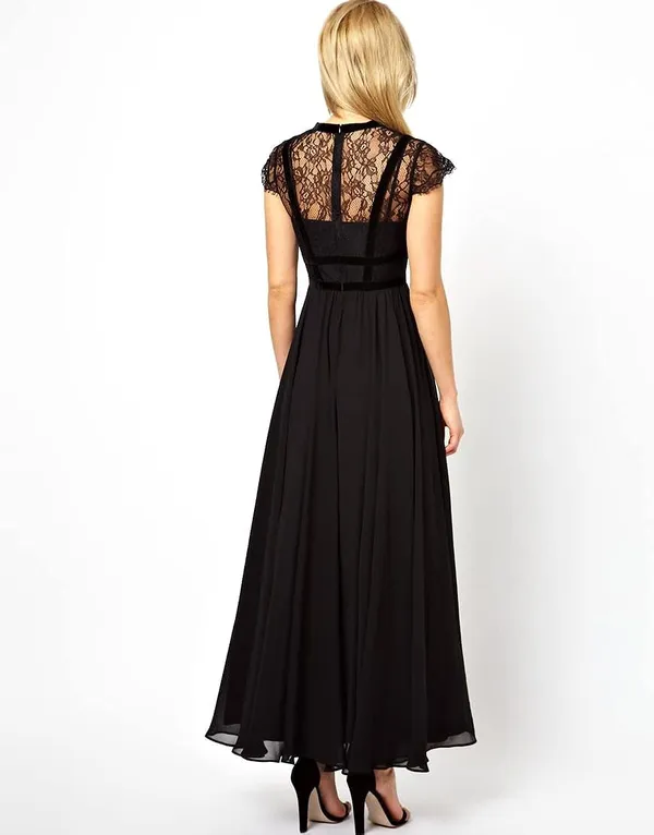 Women'S_Lace_Georget_Party_Dress_Black_Lace_Kaftan