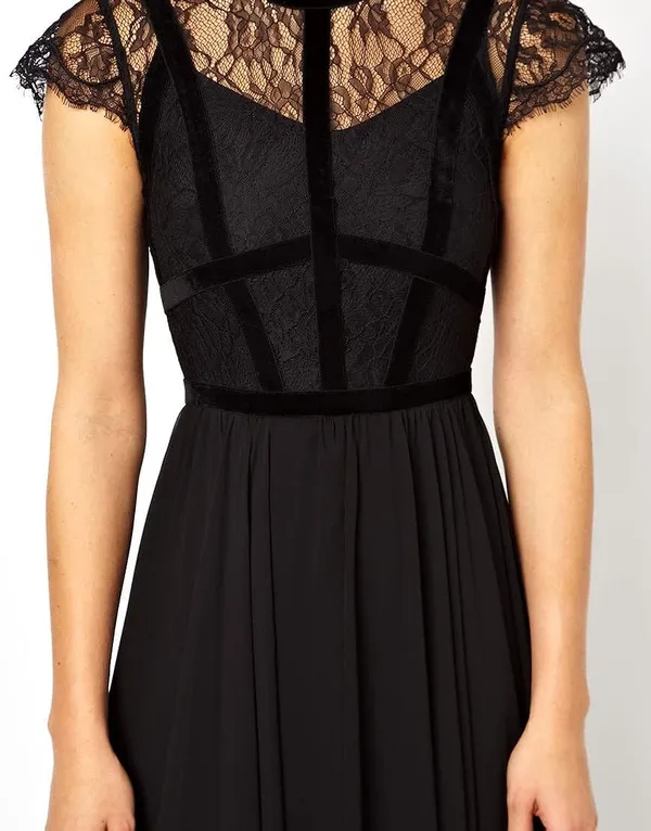Women'S_Lace_Georget_Party_Dress_Black_Lace_Kaftan