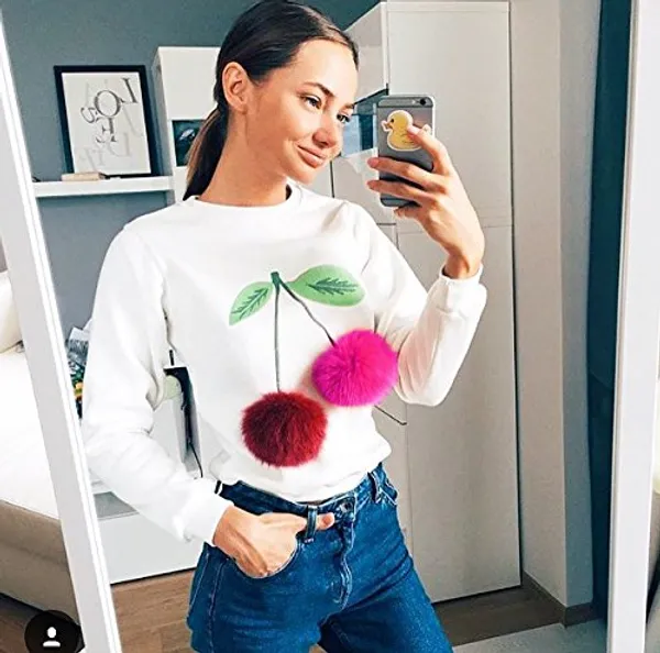 Women'S_Wollen_Fleese_White_Pullover