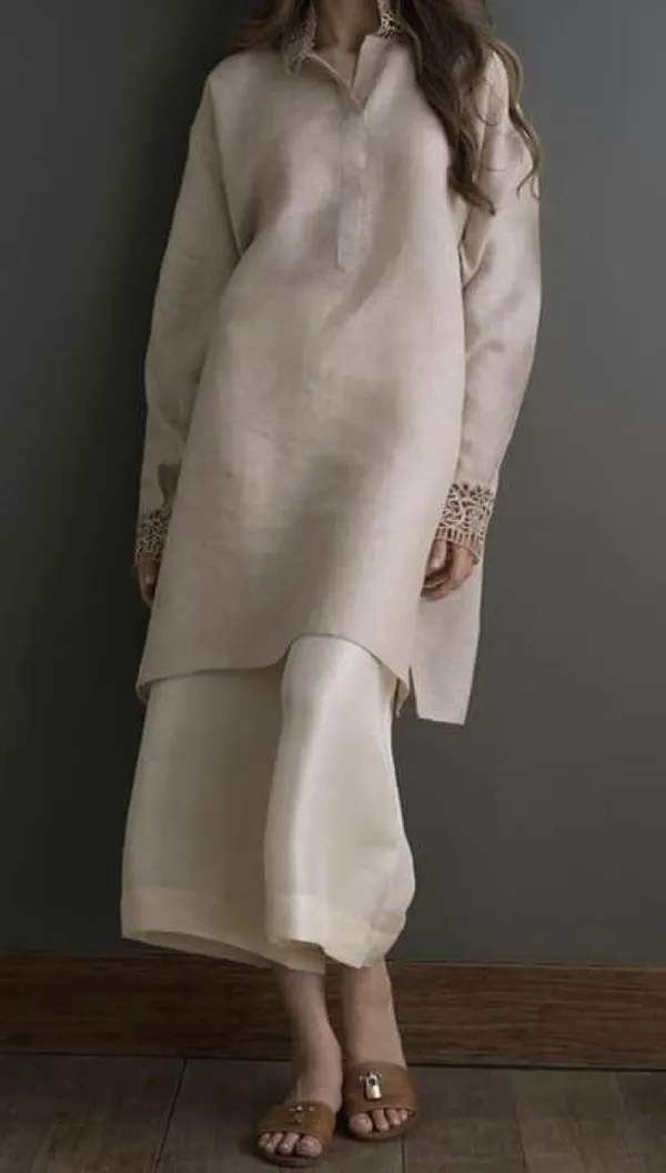 New_Summer_wear_cotton_lenin_co-ord_set
