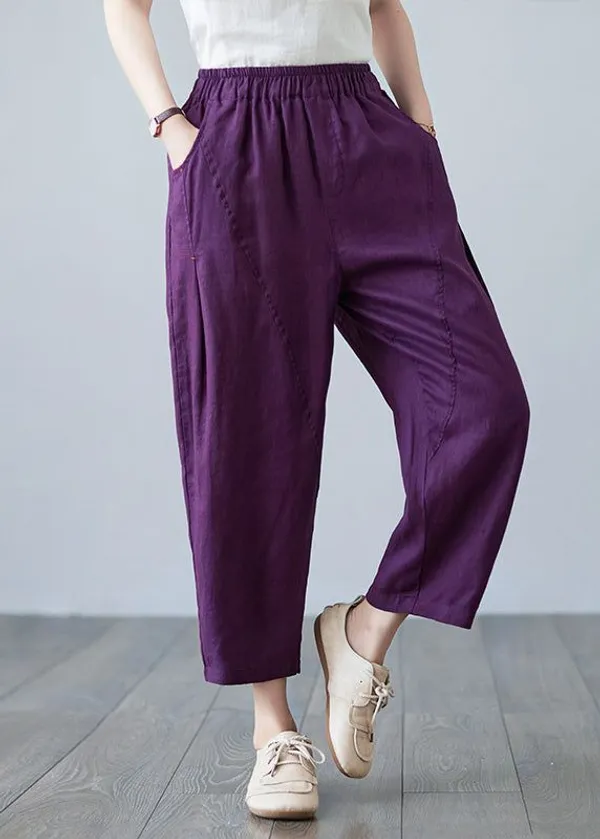 Best_seller_summer_embroidery_pure_cotton_pants