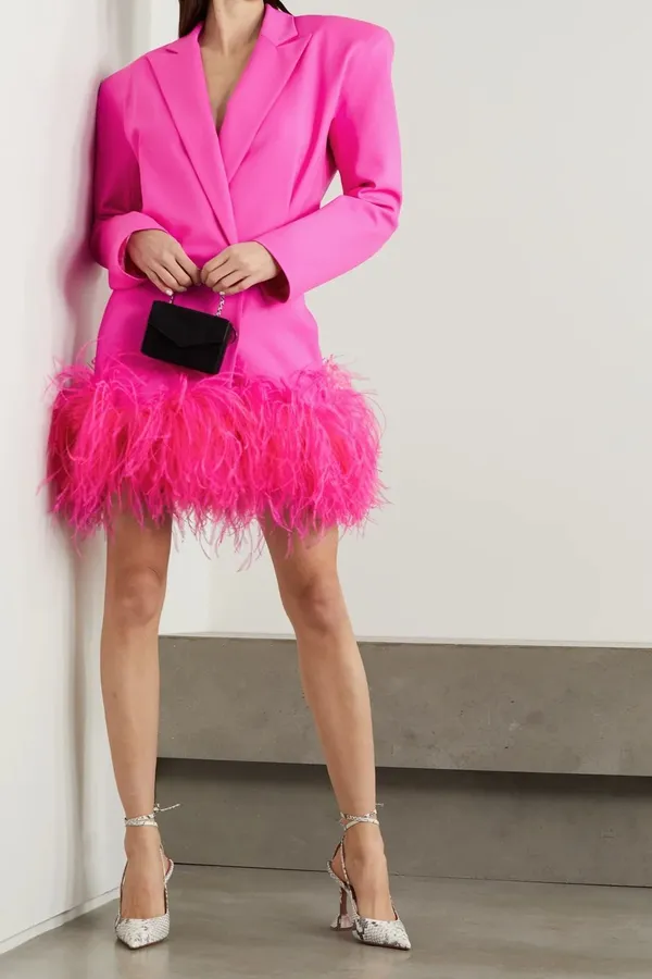 Pink_Fur._Dress_For_Women