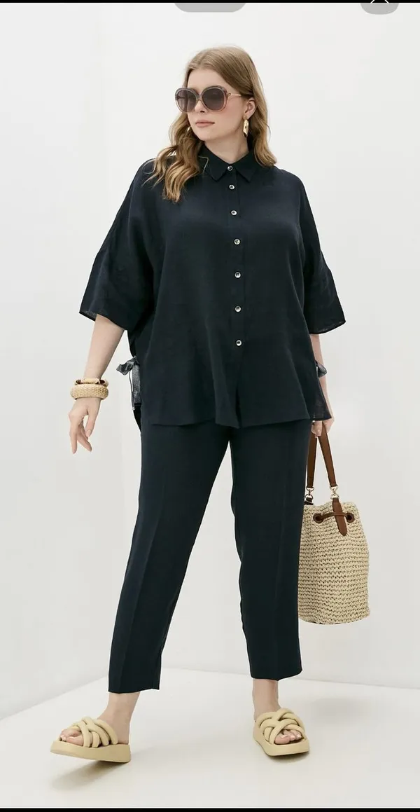 Elegent_Summer_cotton_lenin_co-ord_set