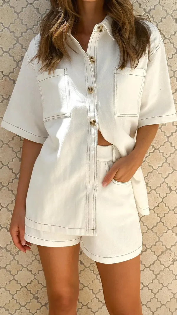 New_Summer_wear_cotton_lenin_co-ord_set