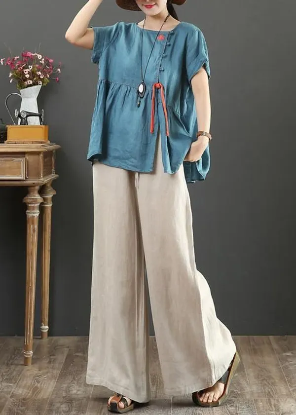 Elegent_Summer_cotton_lenin_co-ord_set