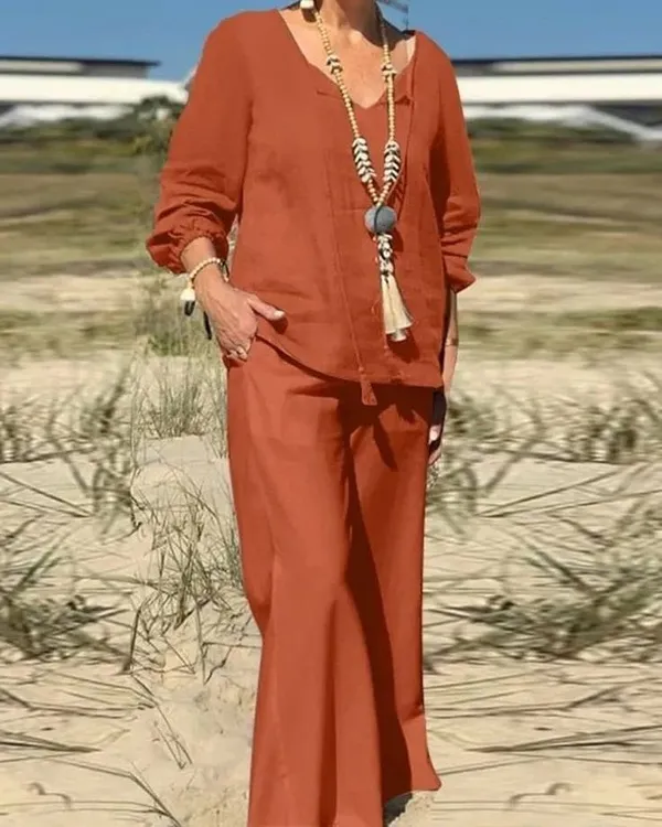 New_Summer_wear_cotton_lenin_co-ord_set