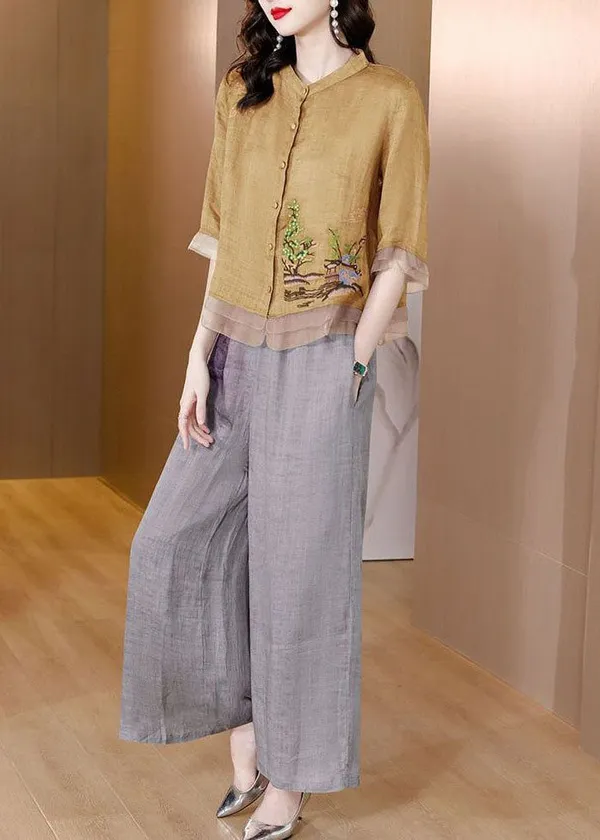Elegent_Summer_cotton_lenin_co-ord_set