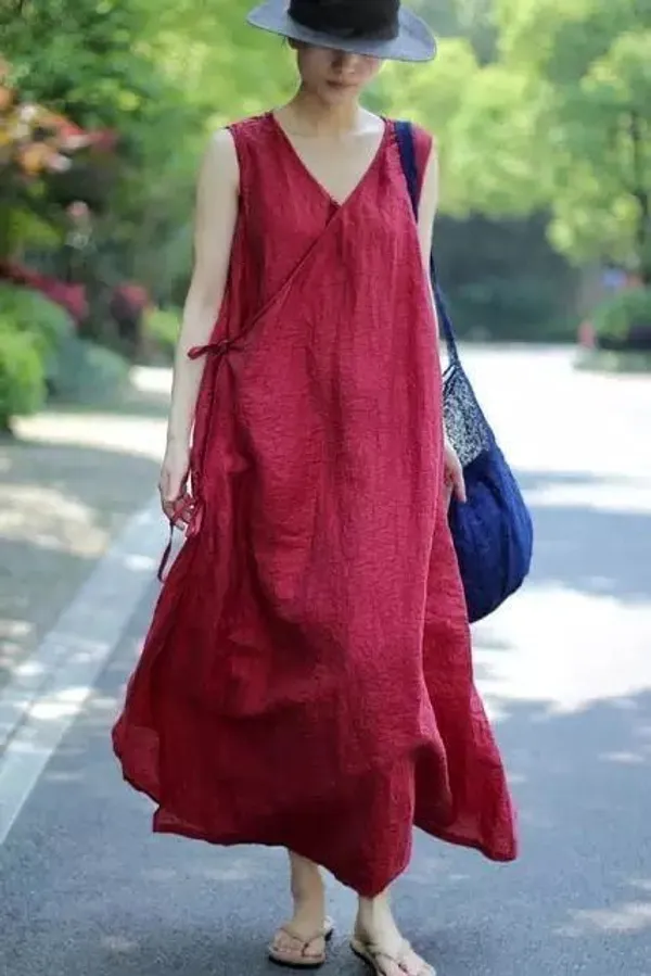 Elegent_Summer_cotton_lenin_co-ord_set