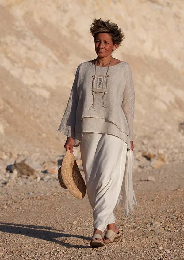 Elegent_Summer_cotton_lenin_co-ord_set
