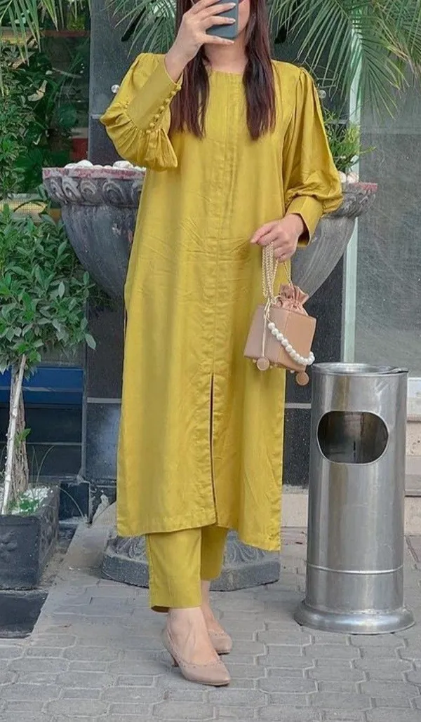 Elegent_Summer_cotton_lenin_co-ord_set