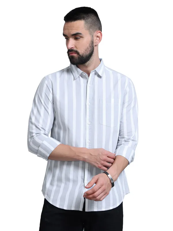 Premium_Mens_Grey_Stripe_Cotton_Shirt