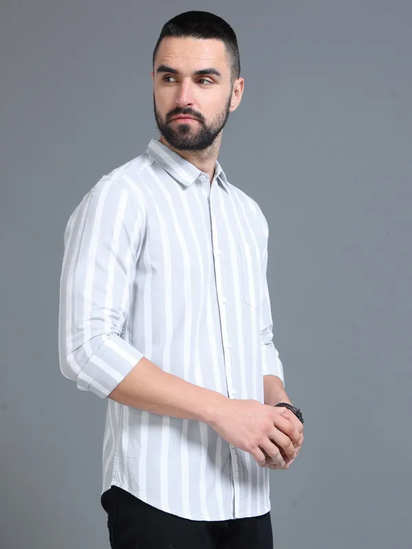 Premium_Mens_Grey_Stripe_Cotton_Shirt
