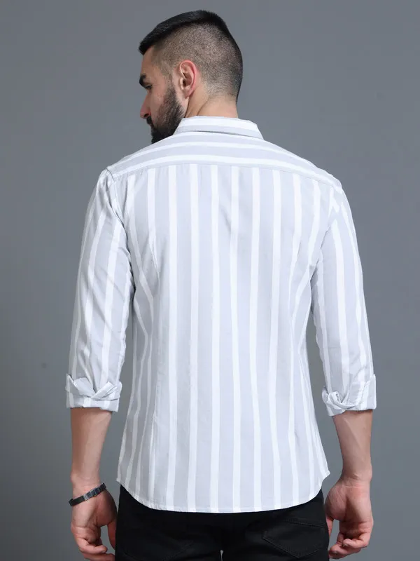 Premium_Mens_Grey_Stripe_Cotton_Shirt