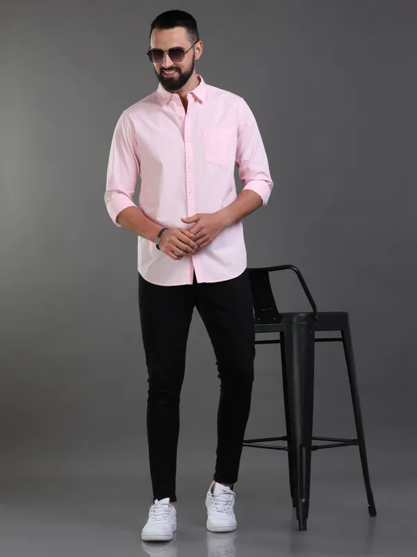 Premium_Mens_Cotton_Poplin_Shirt_Plain_(Pink)