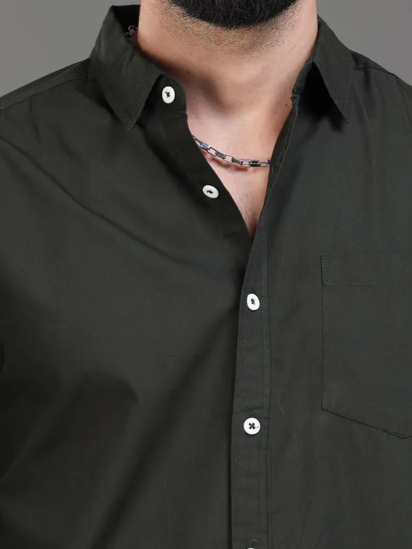 Premium_Mens_Cotton_Poplin_Shirt_Plain_(Olive)