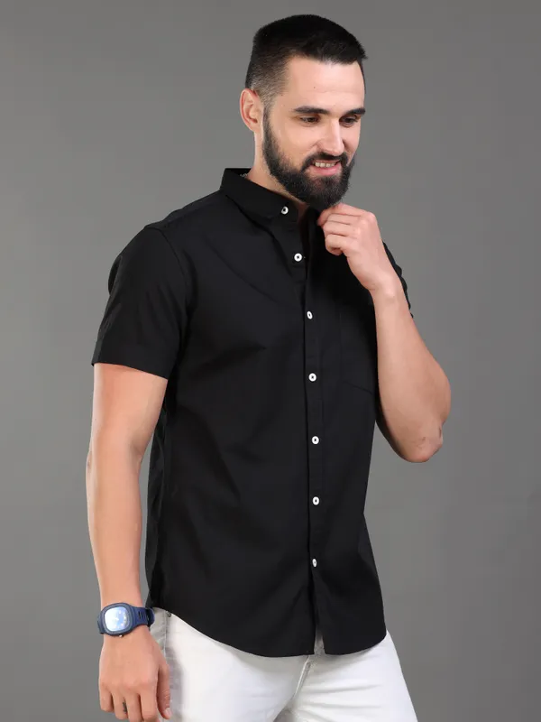 Premium_Mens_Cotton_Poplin_Plain_Shirt_(Black)