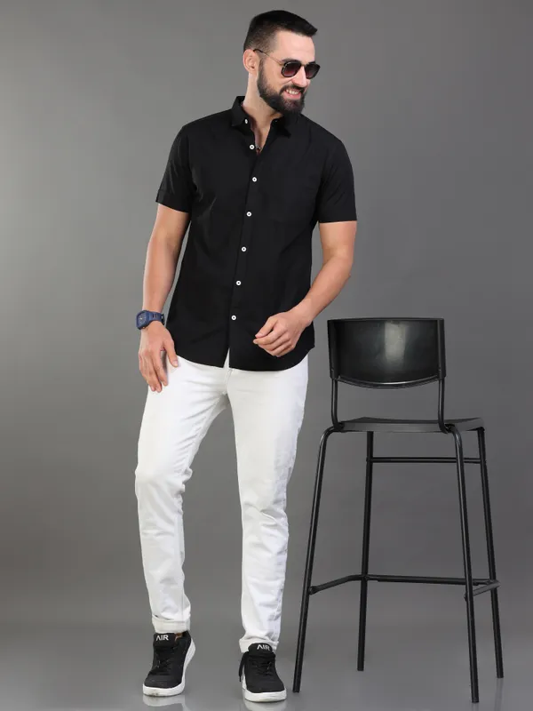 Premium_Mens_Cotton_Poplin_Plain_Shirt_(Black)
