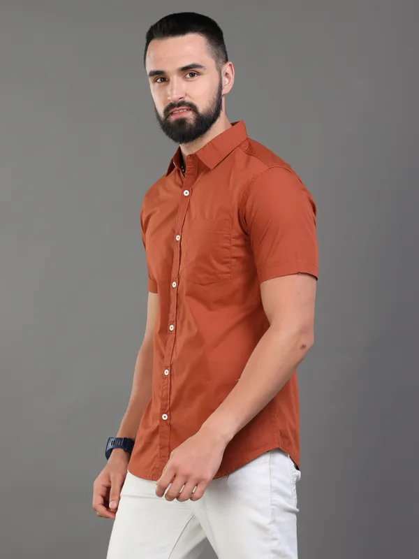Premium_Mens_Poplin_Plain_Shirt_(Brown)