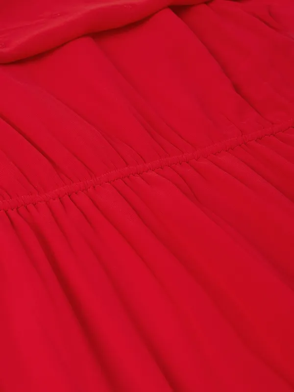 Red_Georgette_Embellished_dress