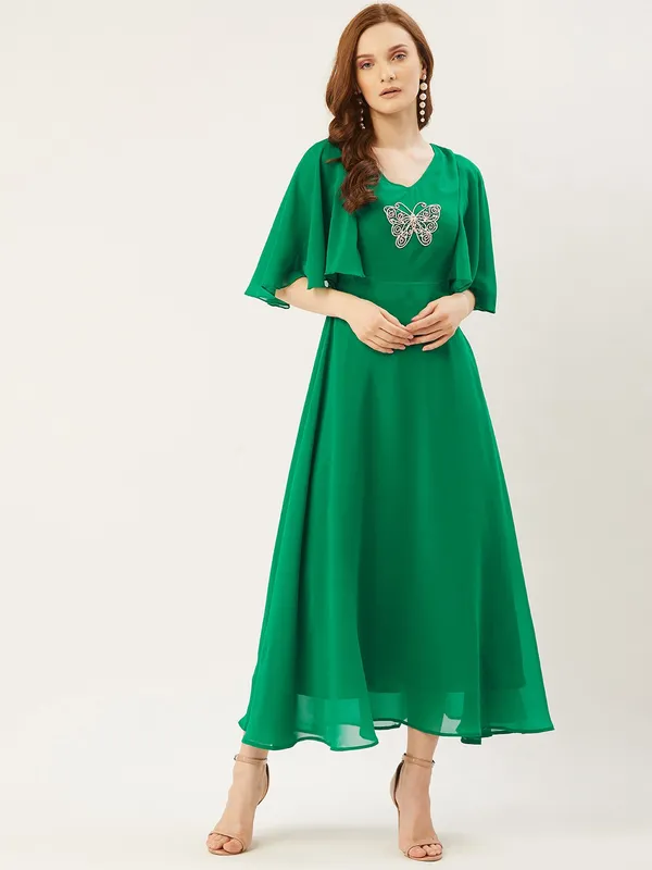 Green_Georgette__dress