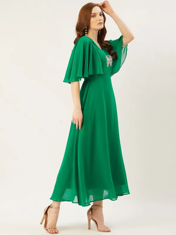 Green_Georgette__dress